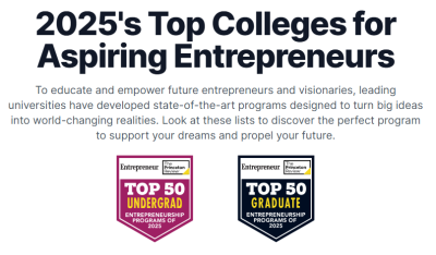 2025 Rankings - The Princeton Review and Entrepreneur Magazine